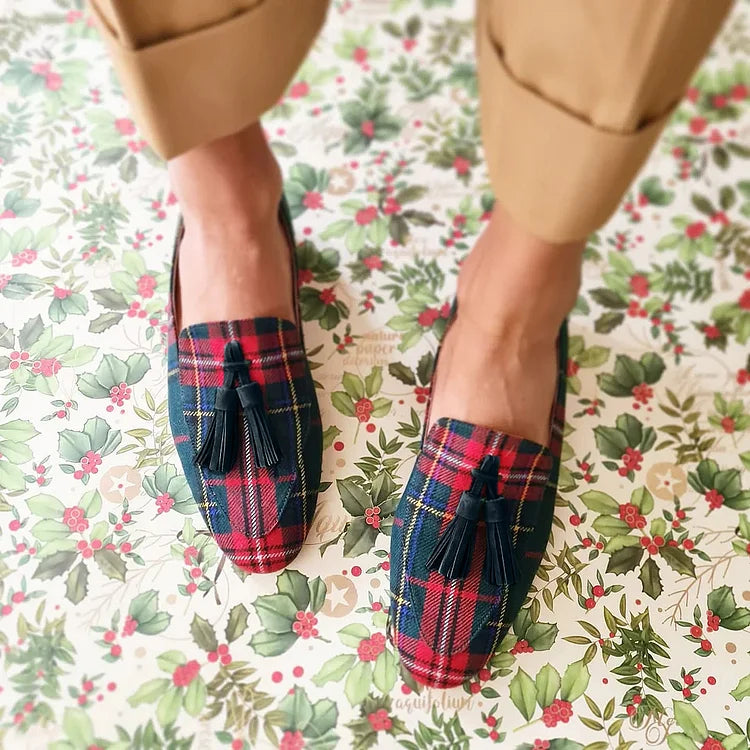 Carys - Classic Fringe Loafers