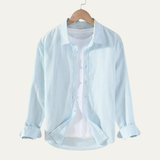 The Elmwood Park Men’s Summer Linen Cotton Retro Shirt