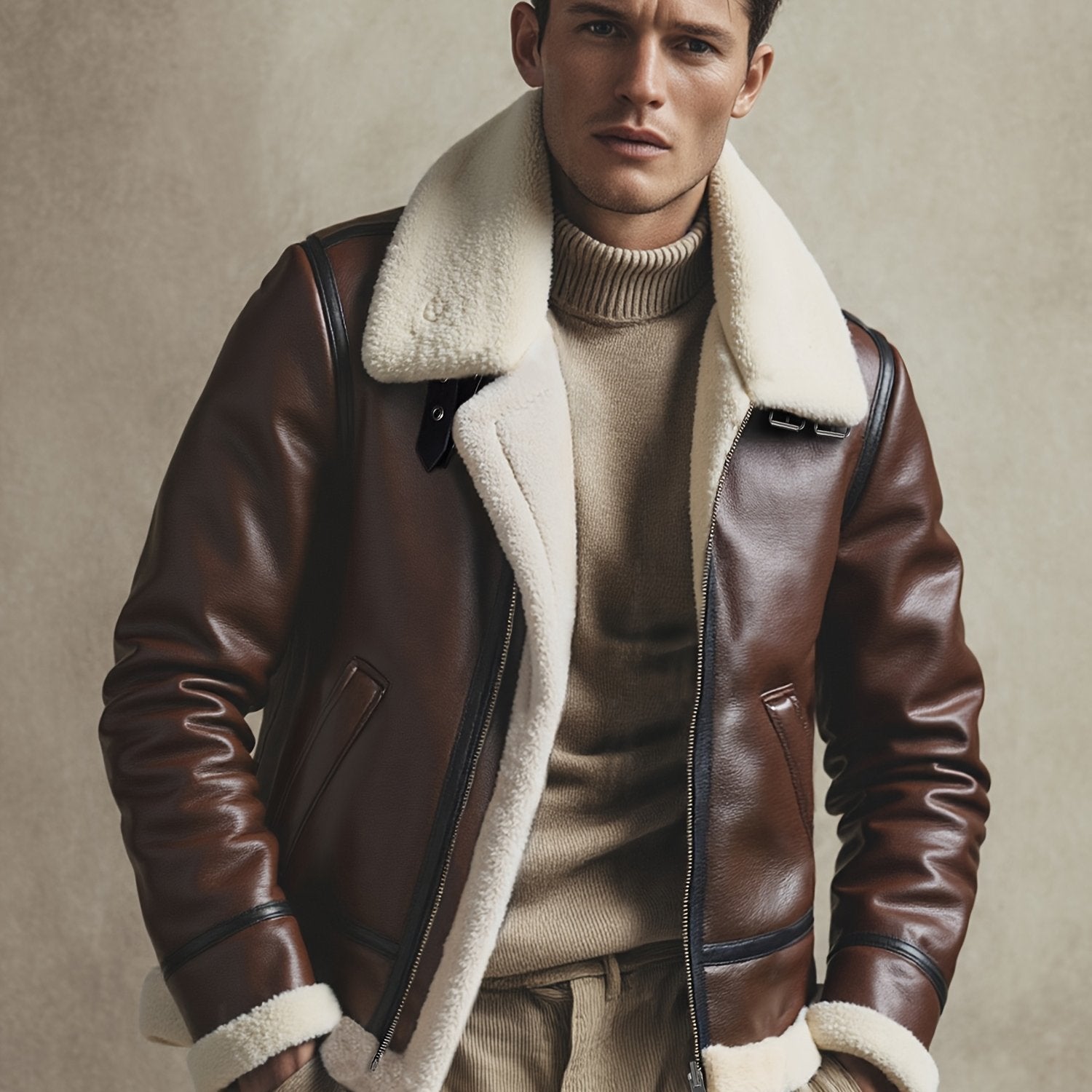 Joe | Cozy Biker Jacket for Chilly Autumn and Winter Days