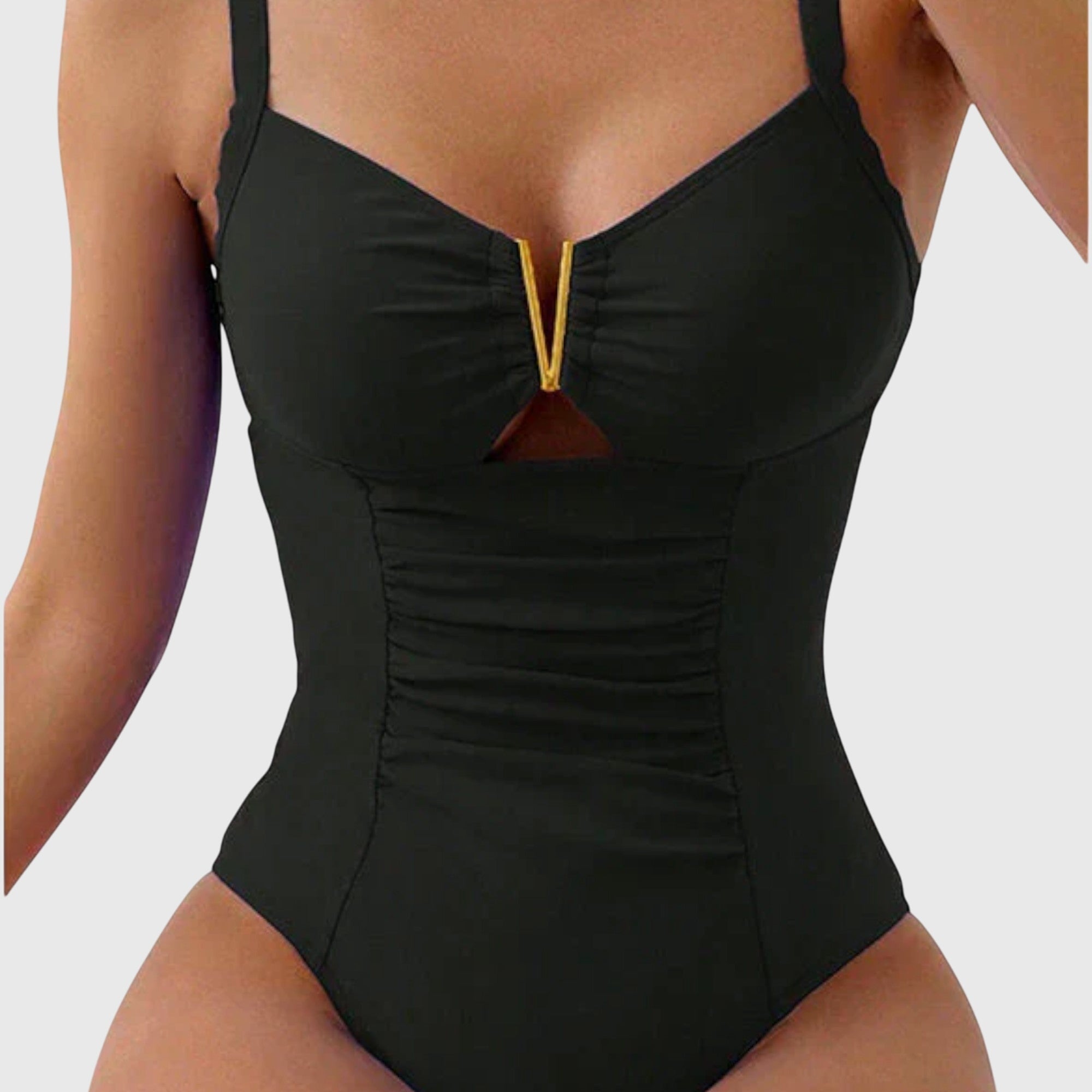 Émilie | V-Neck Sculpting One-Piece Swimsuit
