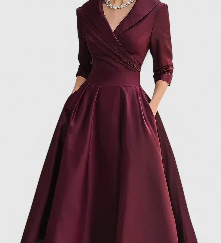 Yan | Elegant Midi Dress