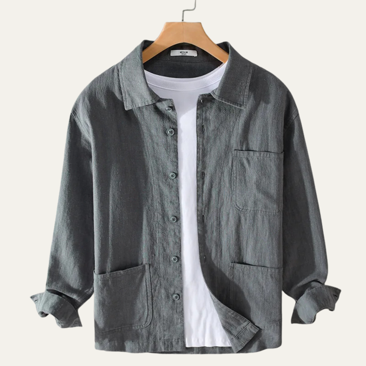 The Waterford Ridge Men’s Retro Casual Cotton Shirt Jacket