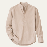 The Windgate Men’s Cotton Linen Double Pocket Casual Shirt
