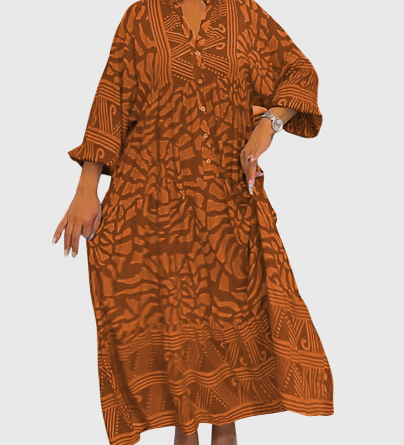 Mckinley | Maxi Dress with Elegant Print