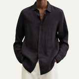The Ridgecrest Men’s Casual Linen Button Down Long Sleeve Shirt