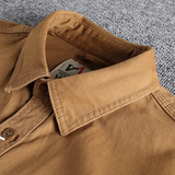 The Bellwood Men’s Vintage Canvas Cargo Shirt Jacket