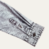The Fairbrook Men’s Light Grey Vintage Tie Dye Denim Shirt
