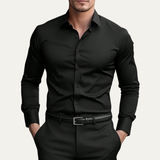 The Pordenone Men’s Slim Fit Stretch Button Down Dress Shirt