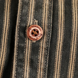 The Stratford Hill Men’s Retro Casual Button Up Striped Shirt