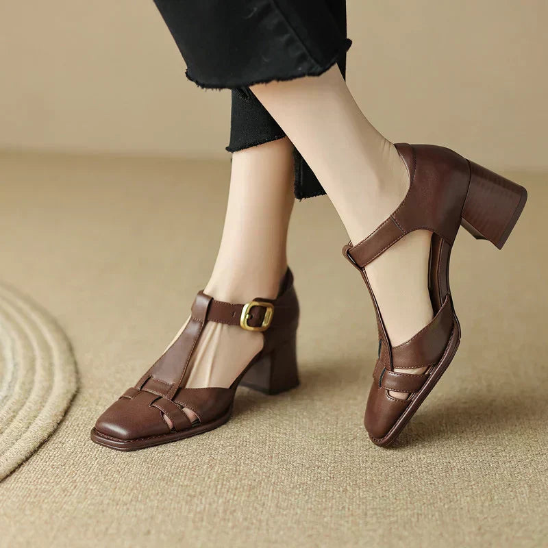 Éléonore | Square-Toe Sandals