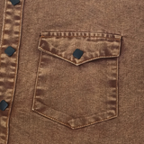 The Belleford Men’s Vintage Washed Denim Workwear Shirt