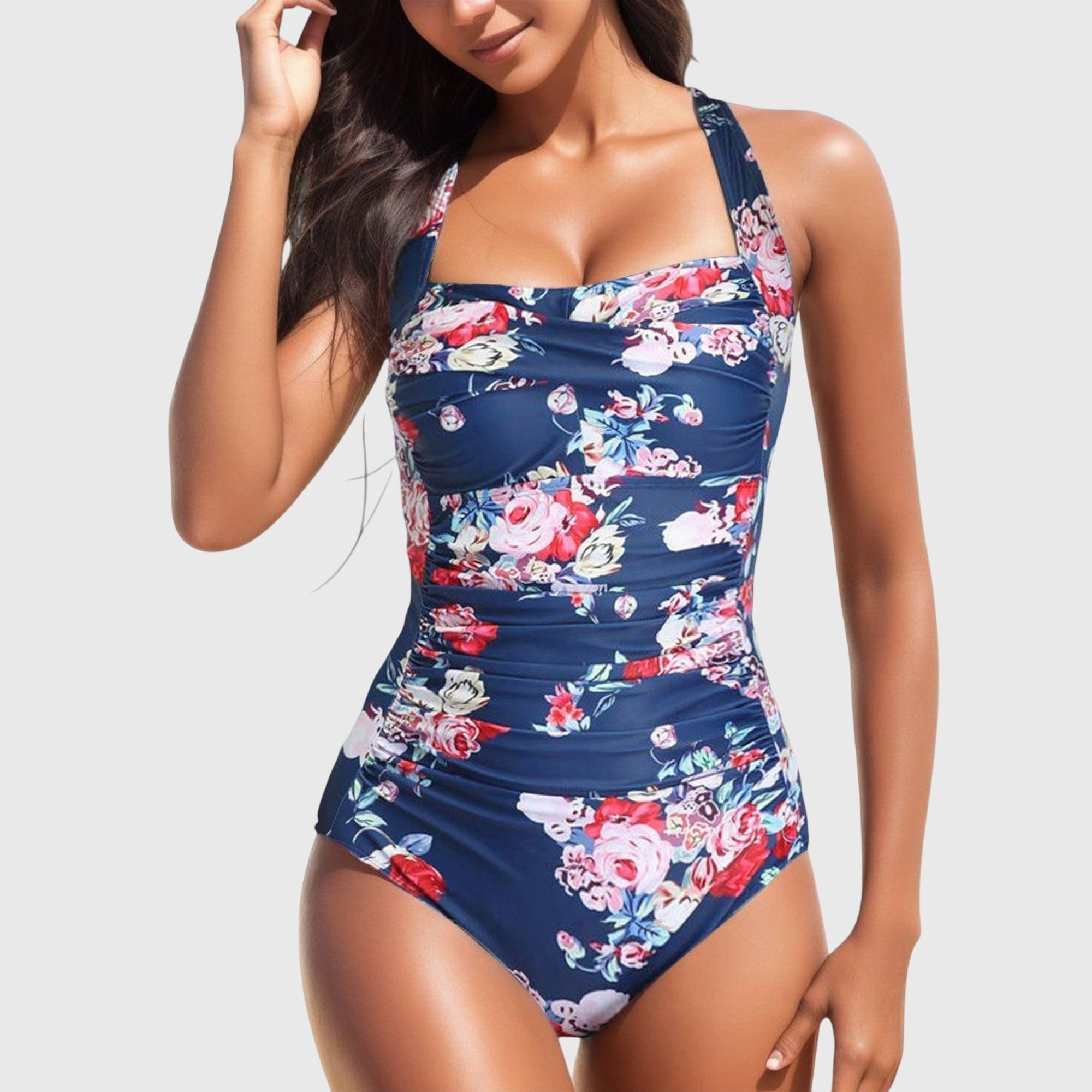 Raphaëlle | Floral Print One-Piece Swimsuit