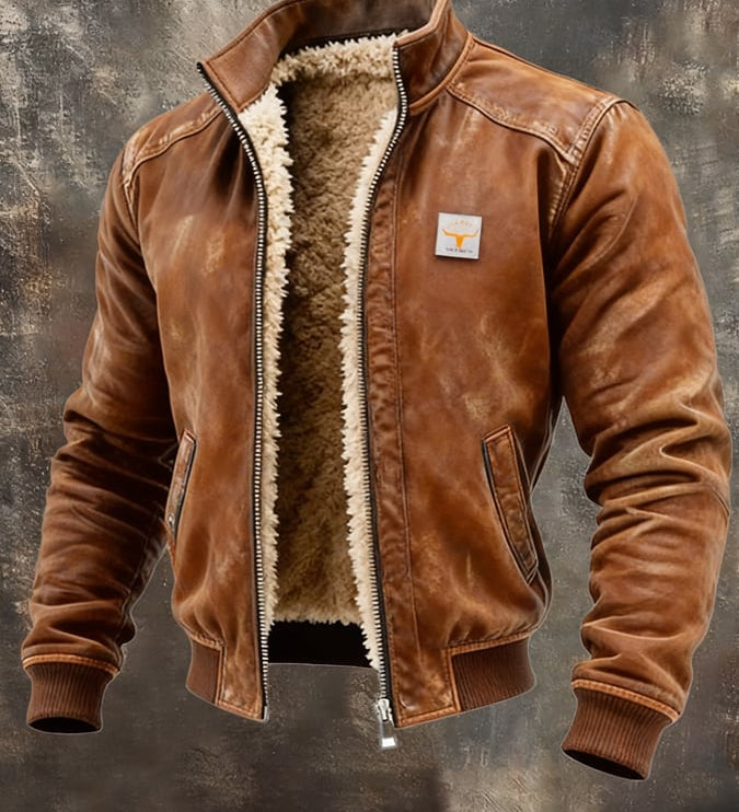 Marin | Retro-Inspired Jacket with Cozy Sherpa Lining