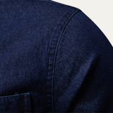 The Crestfall Ridge Men’s Slim Fit Denim Shirt with Double Pockets