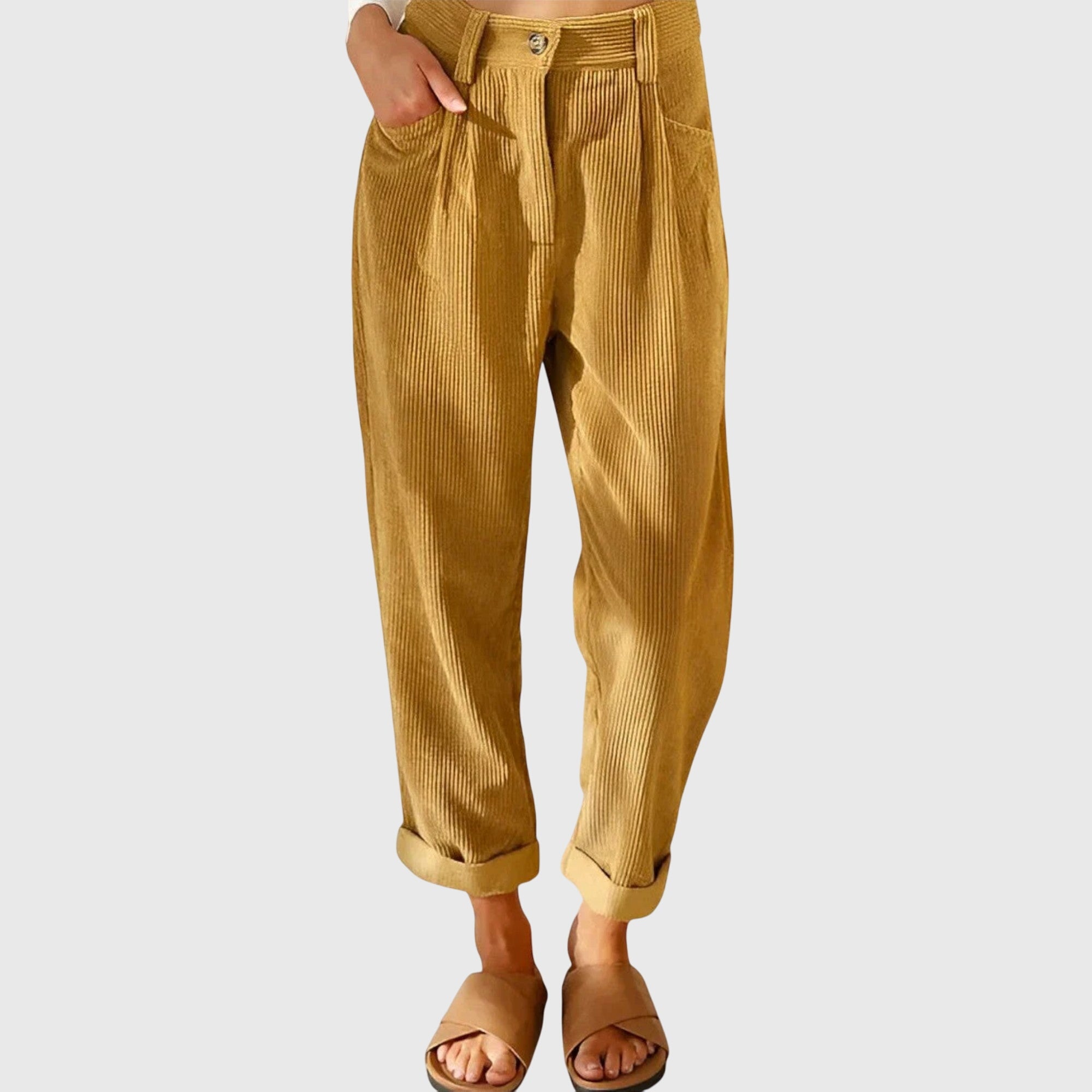 Claire | Contemporary Corduroy Pants