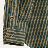 The Willowfall Men’s Nostalgic Casual Vertical Stripe Denim Shirt