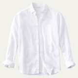 The Brookmoor Men’s Classic Linen Cotton Button-Up Shirt