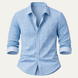 The Stratford Men’s Breathable Striped Wrinkle Resistant Shirt