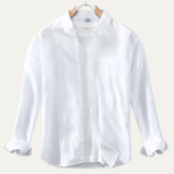The Brookmoor Men’s Classic Linen Cotton Button-Up Shirt