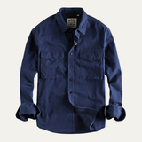 The Bellwood Men’s Vintage Canvas Cargo Shirt Jacket