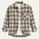 The Southgate Men’s Vintage Plaid Brushed Cotton Shirt