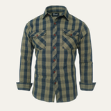 The Hawthorne Creek Men’s Vintage Plaid Denim Shirt Jacket