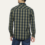 The Hawthorne Creek Men’s Vintage Plaid Denim Shirt Jacket
