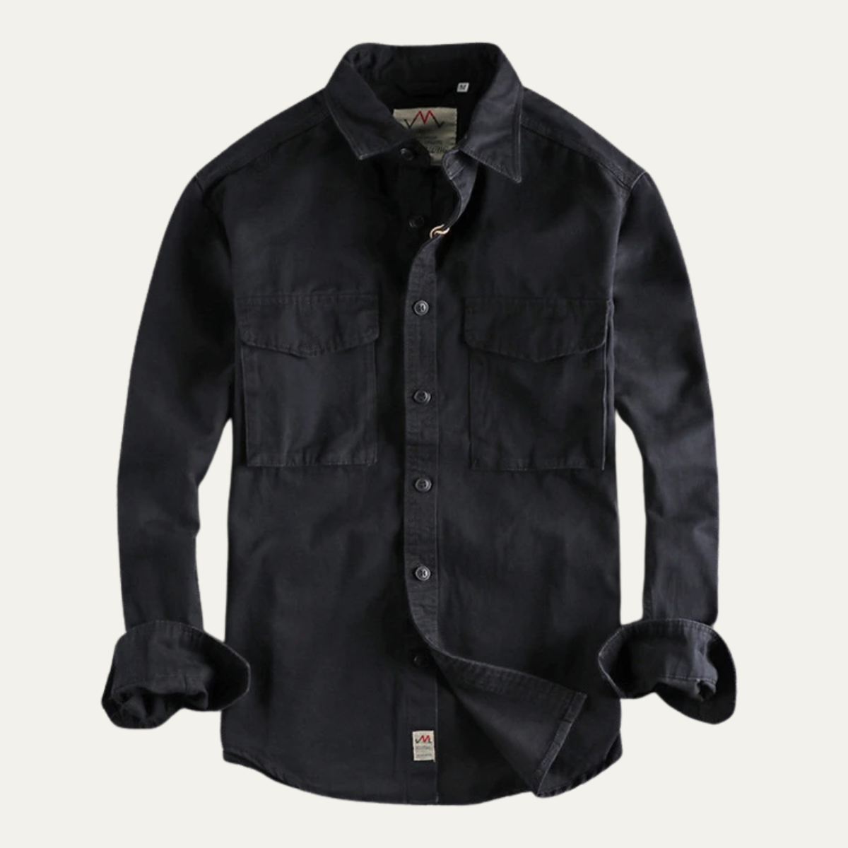 The Bellwood Men’s Vintage Canvas Cargo Shirt Jacket