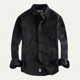 The Bellwood Men’s Vintage Canvas Cargo Shirt Jacket