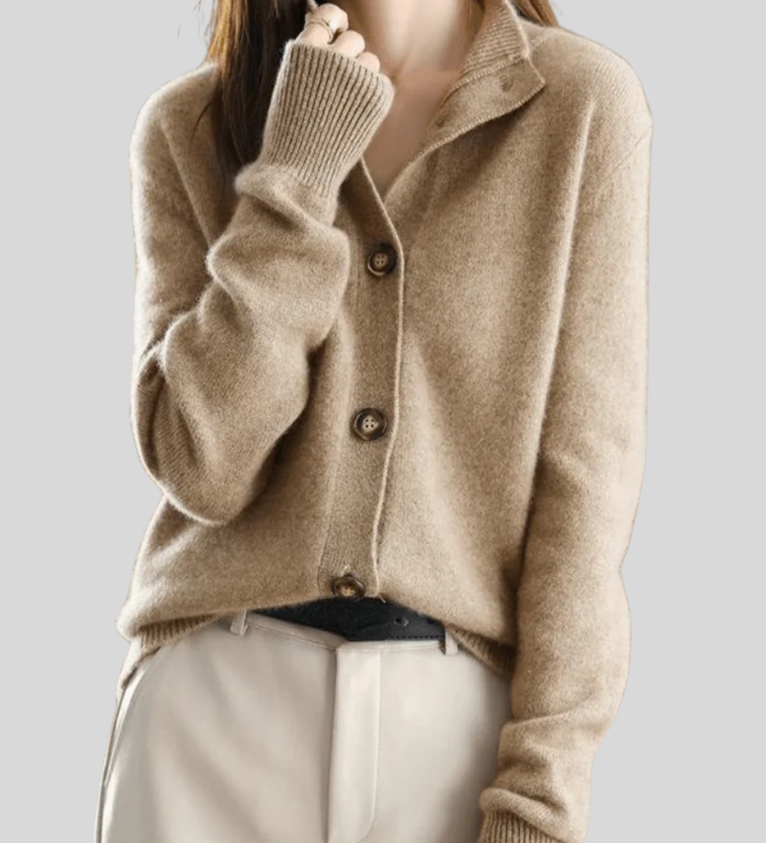 Stéphanie | Vintage-Inspired Cashmere Cardigan