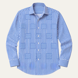 The Foxborough Men’s Casual Striped Wrinkle Resistant Shirt