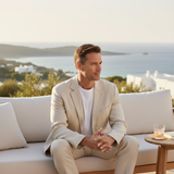 The Elmstead Men’s Solid Colour Casual Linen Blazer