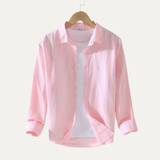 The Stoneford Men’s Summer Linen Cotton Vintage Shirt
