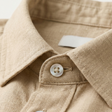 The Pinehurst Ridge Men’s Lightweight Summer Beach Linen Shirt