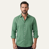 The Oakcrest Hill Men’s Casual Summer Beach Linen Shirt