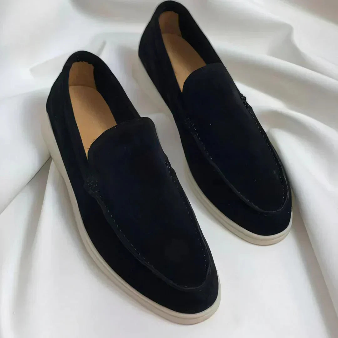 Chic Nubuck Leather Moccasins