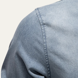 The Meadowford Men’s Slim Fit Cowboy Style Denim Shirt