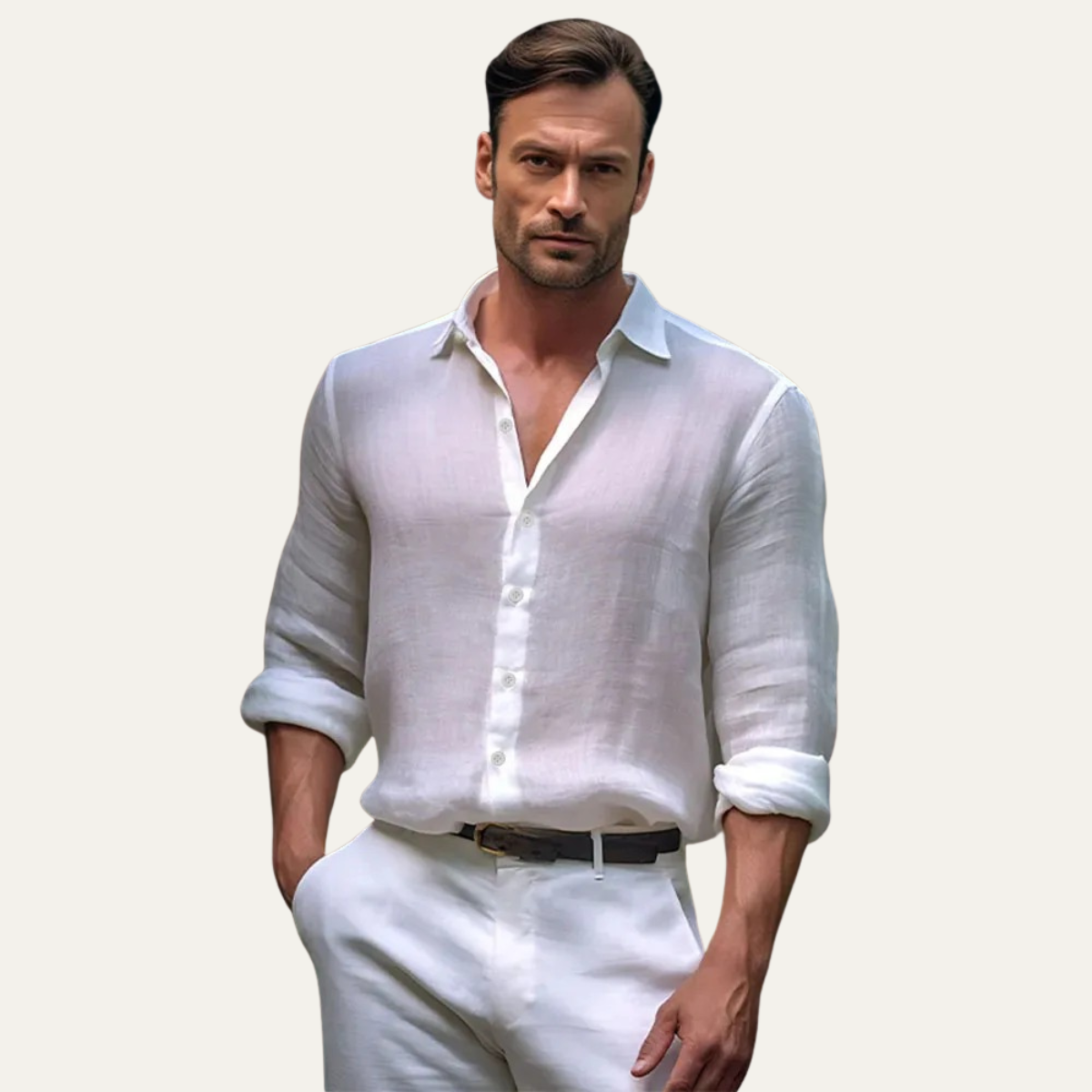 The Hawthorn Grove Men’s Breathable Slim Fit Button Down Shirt