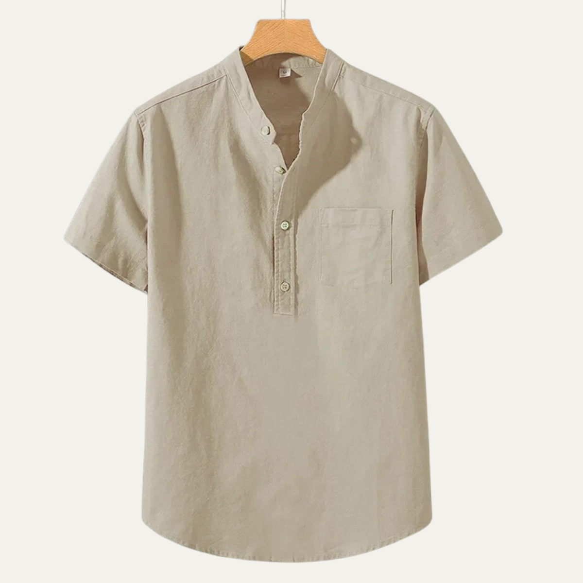 The Meadowcrest Men’s Lightweight Cotton Linen Shirt