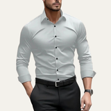 The Pantelleria Men's Elegant Solid Colour Business Shirt