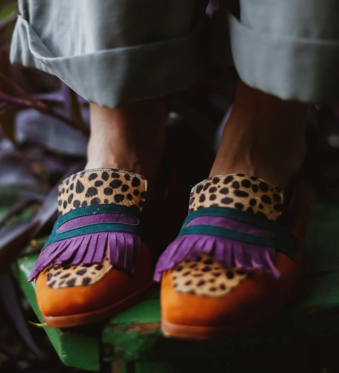 Elowen - Colorful Safari Moccasins