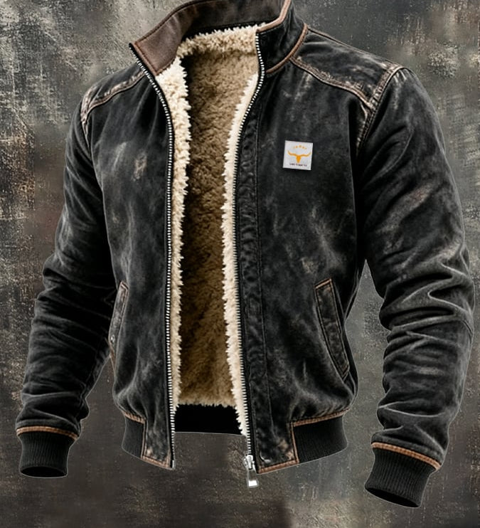Marin | Retro-Inspired Jacket with Cozy Sherpa Lining