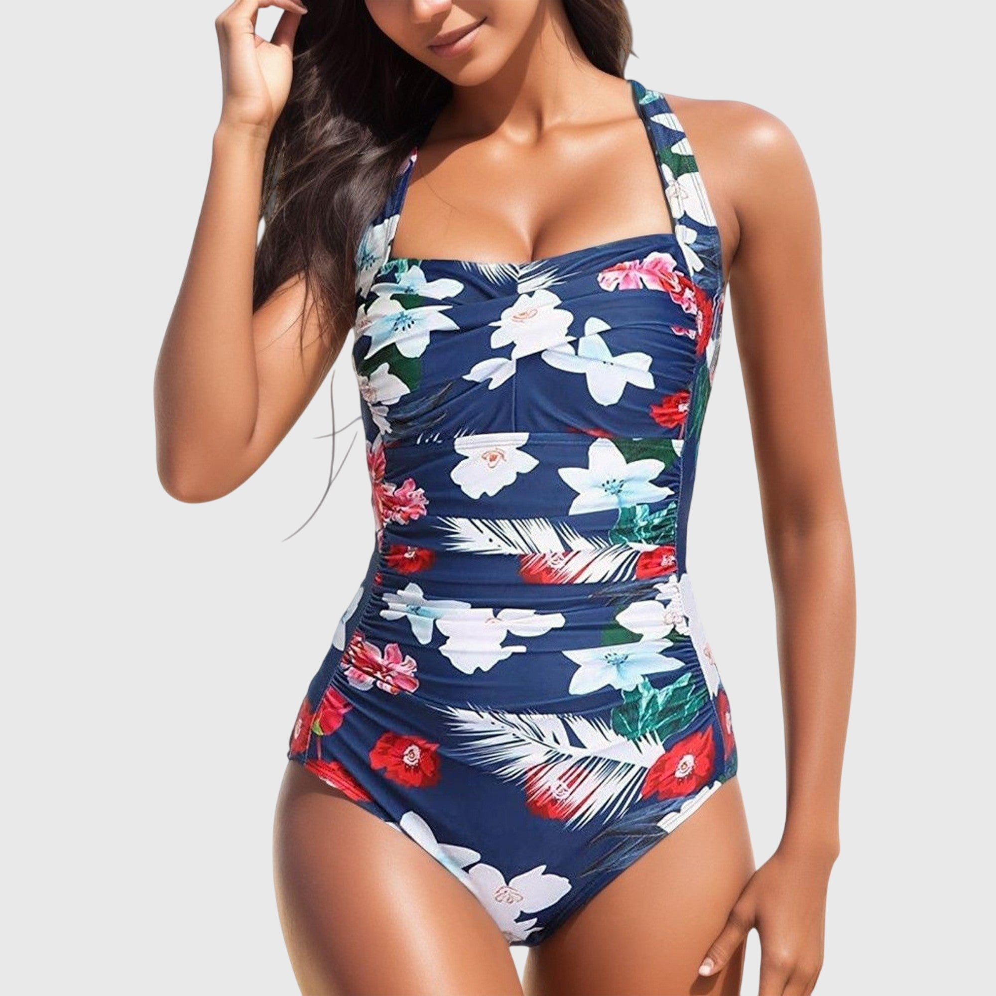 Raphaëlle | Floral Print One-Piece Swimsuit
