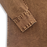 The Foxhaven Men’s Brown Vintage Washed Denim Shirt
