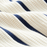 The Belgravia Men’s Smart Casual Striped Knit Polo Shirt