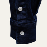 The Crestfall Ridge Men’s Slim Fit Denim Shirt with Double Pockets