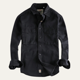 The Oak River Men's Safari Style Button-Up Workwear Shirt