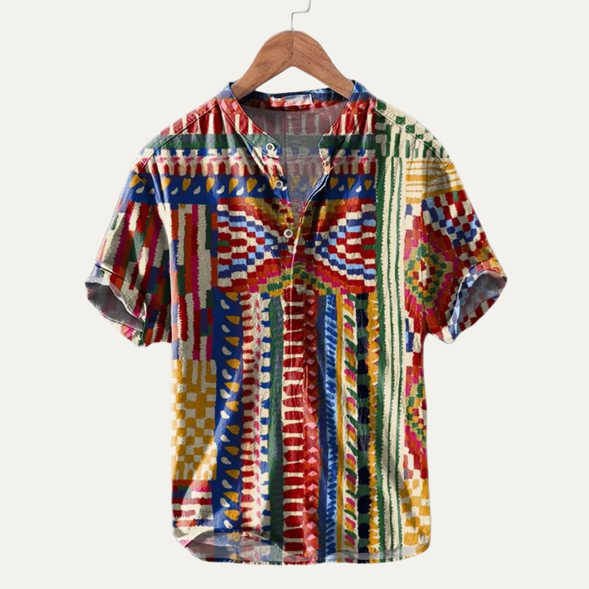 The Crestmoor Men’s Hawaiian Tropical Button-Up Soft Shirt