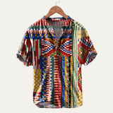 The Crestmoor Men’s Hawaiian Tropical Button-Up Soft Shirt