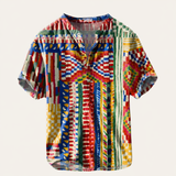 The Crestmoor Men’s Hawaiian Tropical Button-Up Soft Shirt